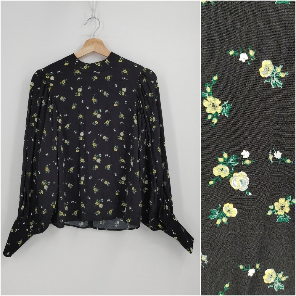 H&M | balloon sleeve blouse